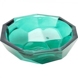 KARE Design Dekorativní miska Origami - zelená, Ø25cm