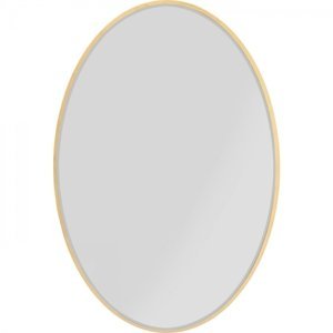 KARE Design Zrcadlo Jetset Oval 94×64 cm - zlaté