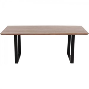 KARE Design Stůl Synphony Walnut 180×90 cm - černý