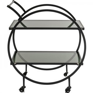 KARE Design Servírovací stolek Loft Black