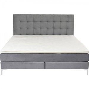 KARE Design Postel Boxspring Benito Star - šedá, 160x200cm