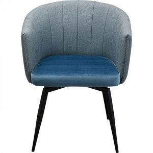KARE Design Otočná židle Merida - modrá