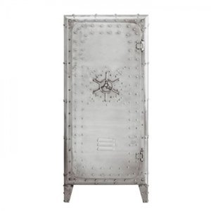 KARE Design Skříň Locker stříbrná 66cm