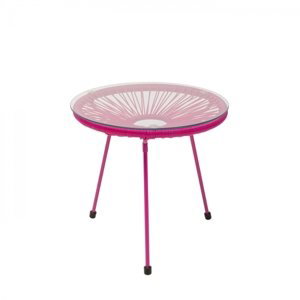 KARE Design Odkládací stolek Acapulco - růžový