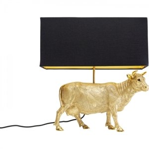 KARE Design Stolní lampa Cow - zlatá, 52cm