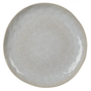 Šedý kameninový jídelní talíř Sebastiaan – 28x3 cm