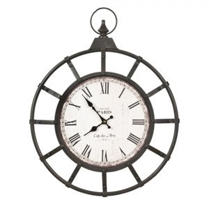 Kovové nástěnné hodiny Paris – 50x4x63 cm