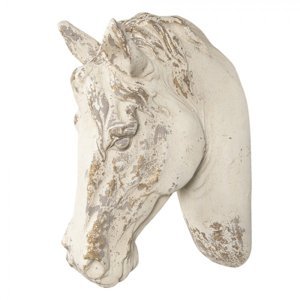 Nástěnná dekorace hlava koně – 32x16x45 cm