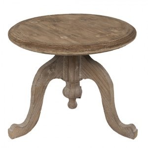 Dřevěný hnědý odkáladací stolek – 56x45 cm