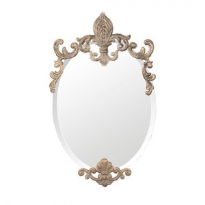 Zrcadlo ve zlatém rámu – 33x3x52 cm