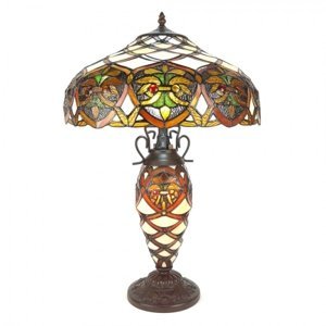 Stolní Tiffany lampa se svítící nohou Toos – 40x61 cm