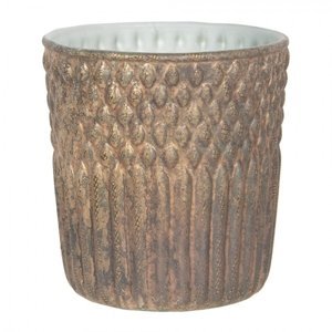 Skleněný svícen na čajovou svíčku Jan-douwe – 8x9 cm