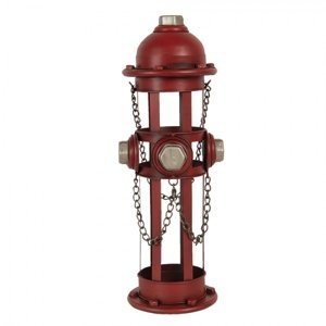 Držák lahví ve tvaru požárního hydrantu – 14x15x41 cm
