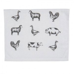 Kuchyňský froté ručník Country Life Animals – 40x66 cm