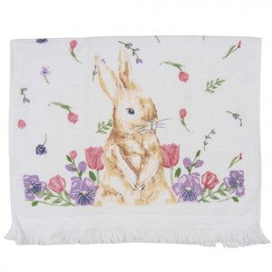 Kuchyňský froté ručník s králíčkem Happy Bunny – 40x66 cm