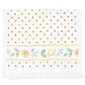 Kuchyňský froté ručník s citróny Lemons &amp; Leafs – 40x66 cm