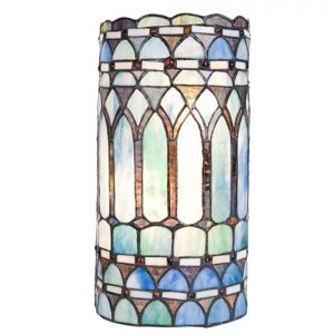 Nástěnné svítidlo Tiffany Bleu – 20x11x36 cm