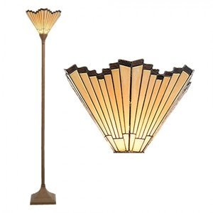 Stojací lampa Tiffany – 37x37x183 cm