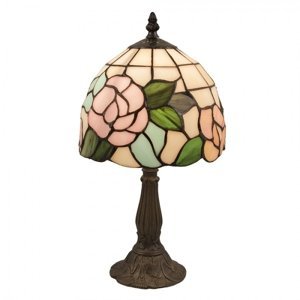 Stolní lampa Tiffany Rose – 20x36 cm