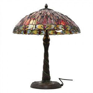 Stolní lampa Tiffany okfly – 45x56 cm