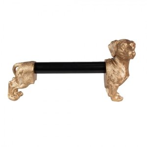 Stojan na kuchyňské role jezevčík Dog Gold – 46x15x21 cm