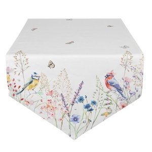 Bavlněný běhoun na stůl So Floral – 50x160 cm