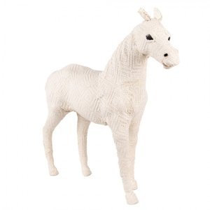 Dekorace Socha koně Béžová 34x8x30 cm – 34x8x30 cm