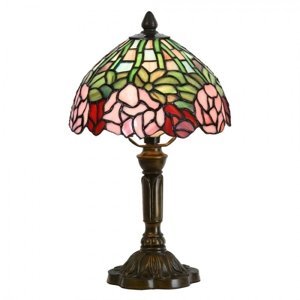 Stolní Tiffany lampa Fantina – 21x39 cm