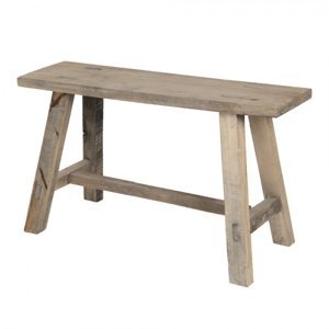 Dřevěná dekorační stolička Carlein – 60x18x24 cm