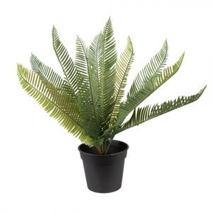 Dekorační zelená umělá rostlina kapradí – 50x50x38 cm