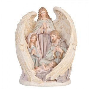Betlém v andělských křídlech – 25x16x31 cm