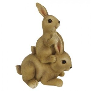 Velikonoční dekorace králíčků – 10x6x12 cm