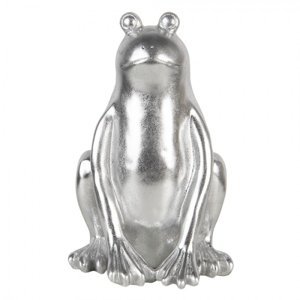 Stříbrná soška žáby – 20x20x30 cm