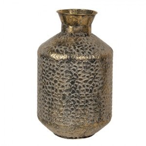 Zlatá kovová váza Til – 26x46 cm