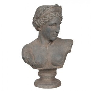 Kameninová busta ženy v antickém stylu Géraud – 44x26x70 cm