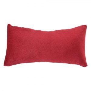 Červený chlupatý polštář Velvet na náramky – 13x7 cm