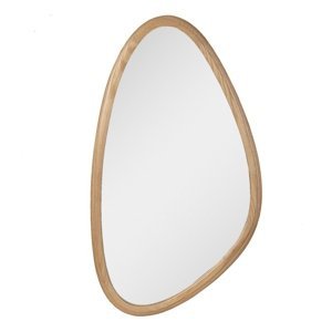 Nástěnné zrcadlo hnědé 40*70 cm – 40x2x70 cm