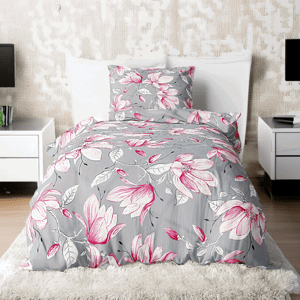 1 SOUPRAVA + DRUHÁ ZA 1/2 bavlněné povlečení Homa LAREVA MAGNOLIA 140x200 cm 1 SOUPRAVA + DRUHÁ ZA 1/2 bavlněné povlečení Homa LAREVA MAGNOLIA 140x200 cm - 140x200 cm - 2 x polštář 2x přikrývka - knoflíky - Broskev