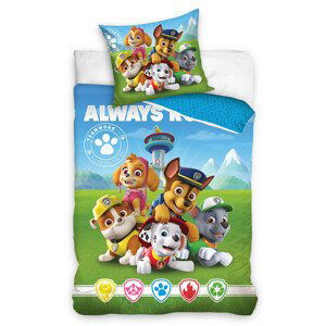 Bavlněné povlečení Homa PAW PATROL 140x200 cm Bavlněné povlečení Homa PAW PATROL 140x200 cm - 140x200 cm - 1 x polštář 1 x přikrývka - zip