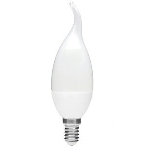 LED žárovka plamínek - E14 - 6W - 550 lm - studená bílá
