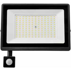 LED reflektor 100W - PIR senzor pohybu - neutrální bílá