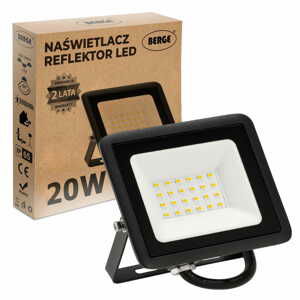 LED reflektor 20W IP65 PREMIUM - neutrální bílá