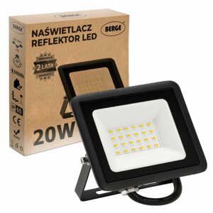 LED reflektor 20W IP65 PREMIUM - studená bílá