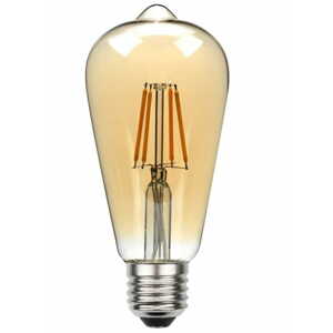 LED žárovka AMBER ST64 E27 12W