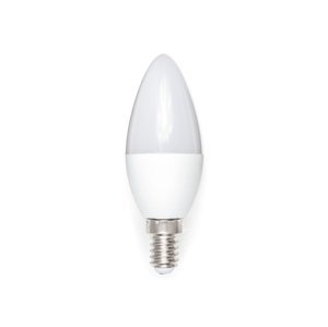 LED žárovka C37 - E14 - 6W - 530 lm - studená bílá