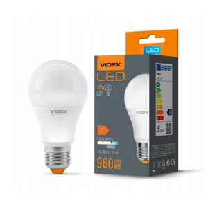 LED žárovka A60 - E27 - 10W - studená bílá