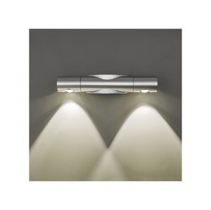 Svítidlo Kinkiet ARI LED - 230V - 2x1W - stříbrné