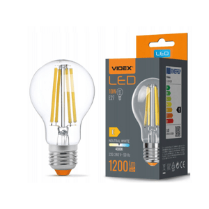LED žárovka filament - E27 - 10W - A60 - neutrální bílá