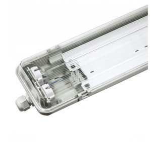 Hermetické svítidlo s odrážečem světla pro LED Trubice T8 2x120cm  IP65 ver3