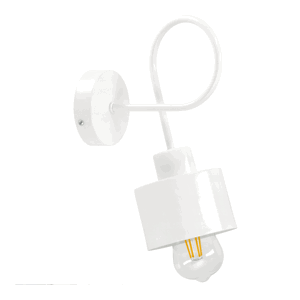 LED nástěnné svítidlo LOFT - 1xE27 - WHITE MUG